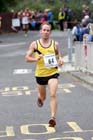 Andy Burn (Jarrow) finishing the Tynedale Jelly 10 Road Race. Photo: David T. Hewitson/Sports for All Pics